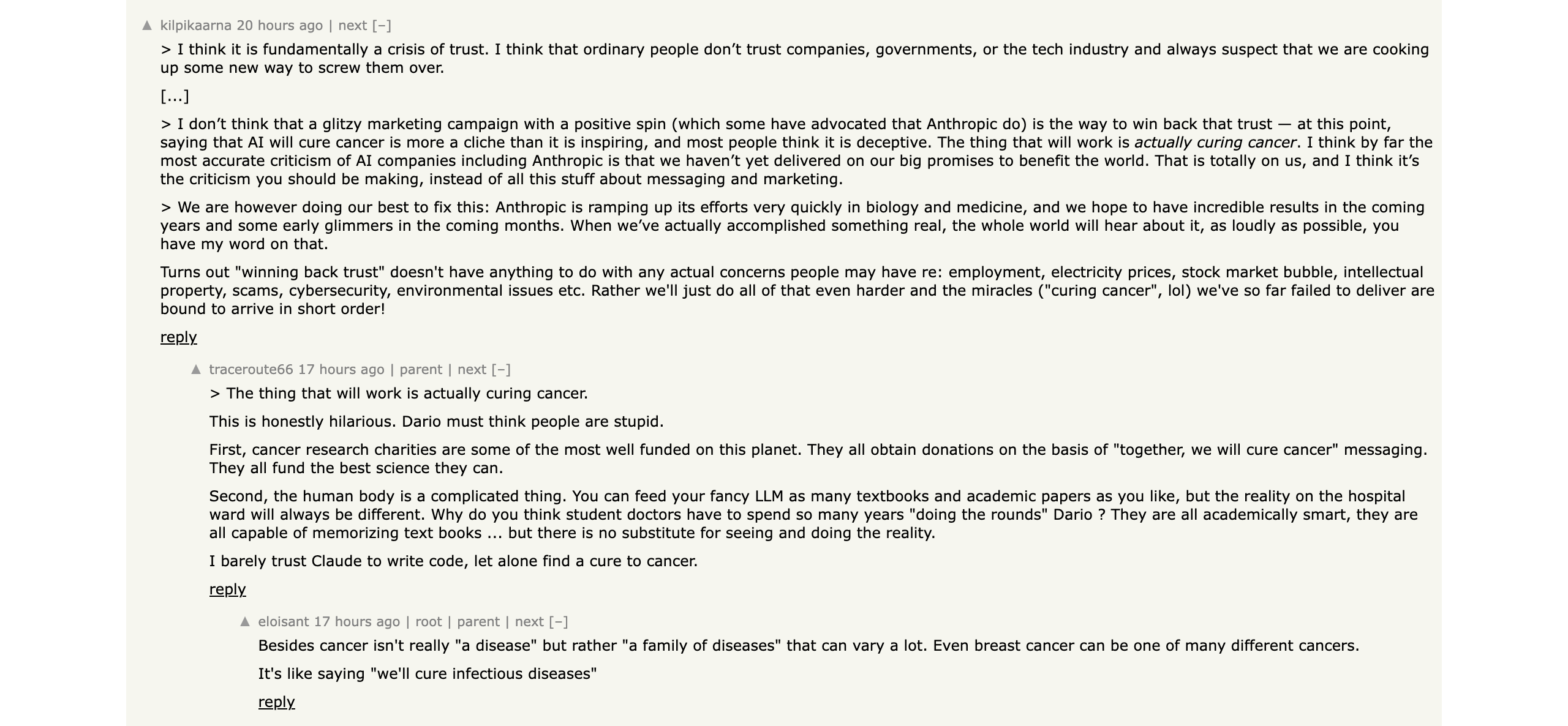 Hacker News 讨论
