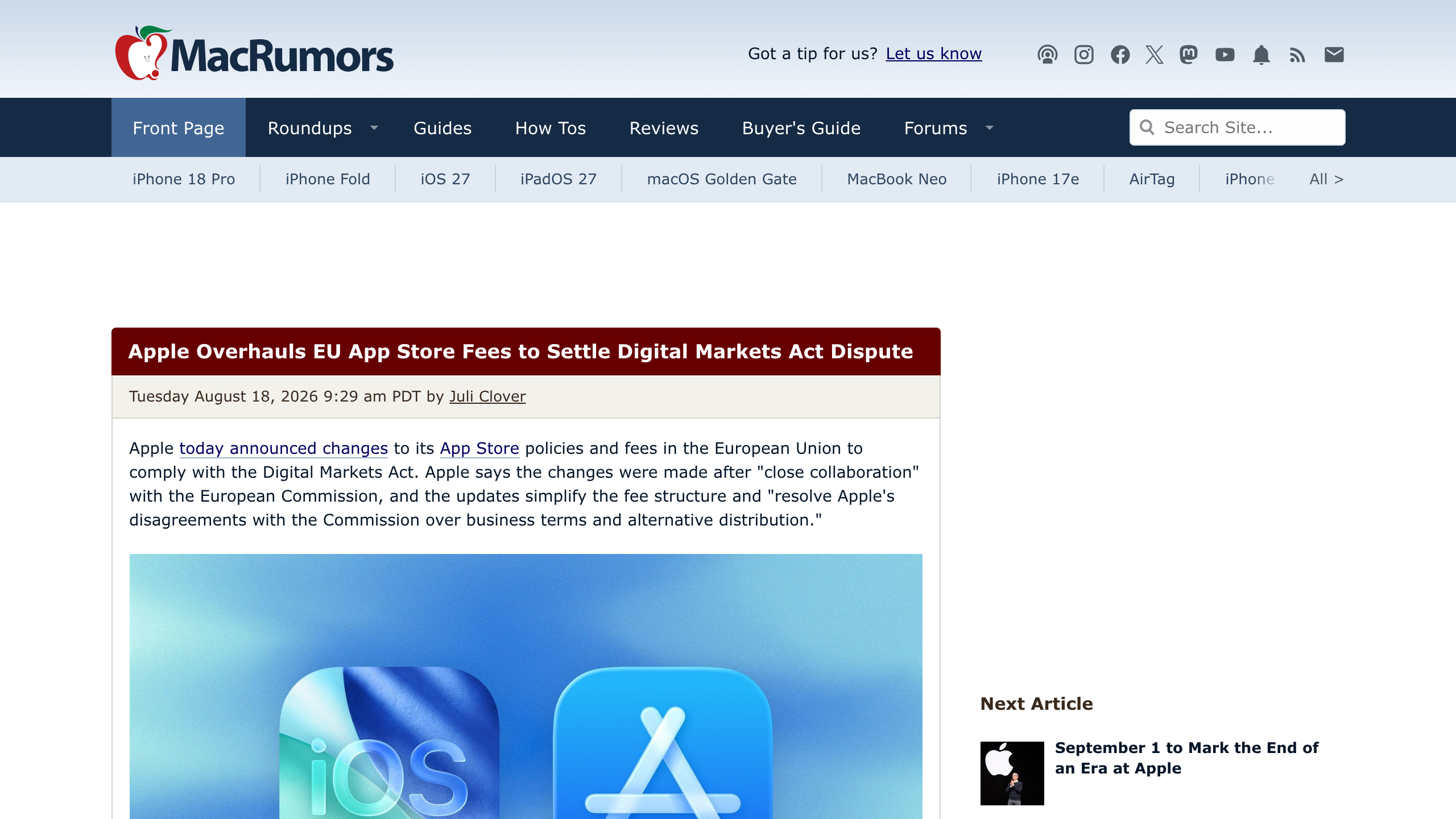 macrumors 报道