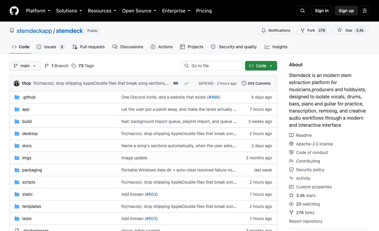 GitHub 仓库,3383 颗星