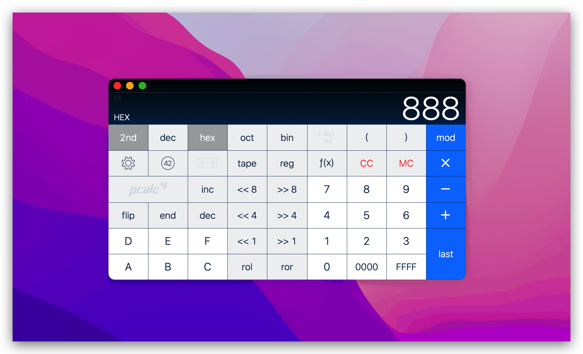 PCalc for Mac v4.11.5 强大的科学计算器