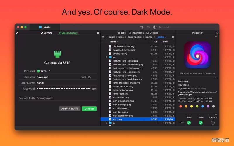Transmit 5 for Mac v5.11.7 多协议文件传输客户端 中文版