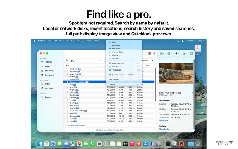 ProFind for Mac v1.42 自然语言文件搜索工具