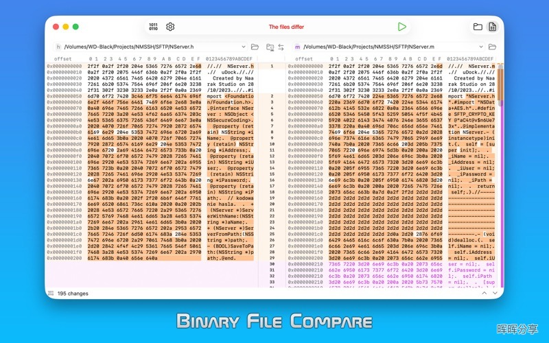 DirEqual for Mac v7.7.2 文件夹树状对比同步